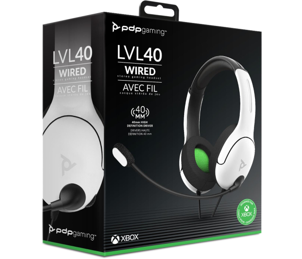 PDP LVL40 do Xbox Series/One - Białe - 1138290 - zdjęcie 8